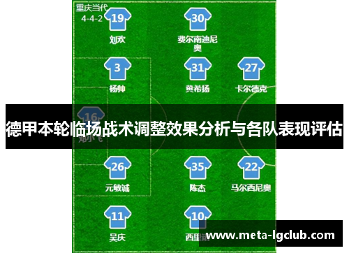德甲本轮临场战术调整效果分析与各队表现评估 德甲本轮临场战术调整效果分析与各队表现评估